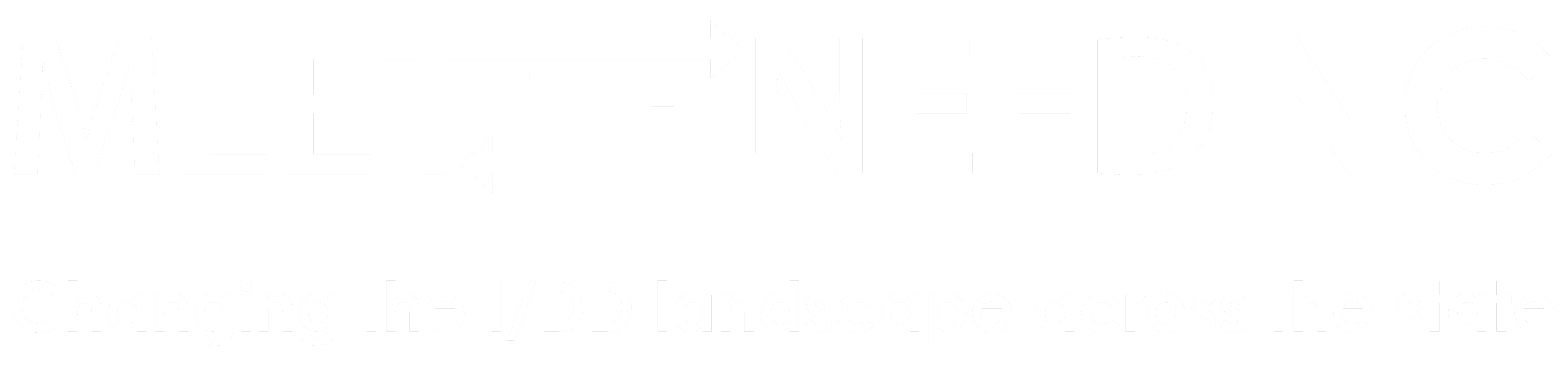 Meet The Need NC Logo - Changing the I/D landscape across the State