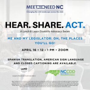 April Meet The Need Lunch and Learn announcement